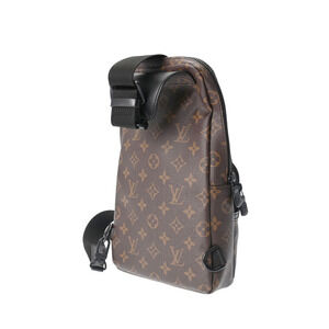 Louis Vuitton Avenue Macassar Shoulder Sling Brown Bag Monogram
